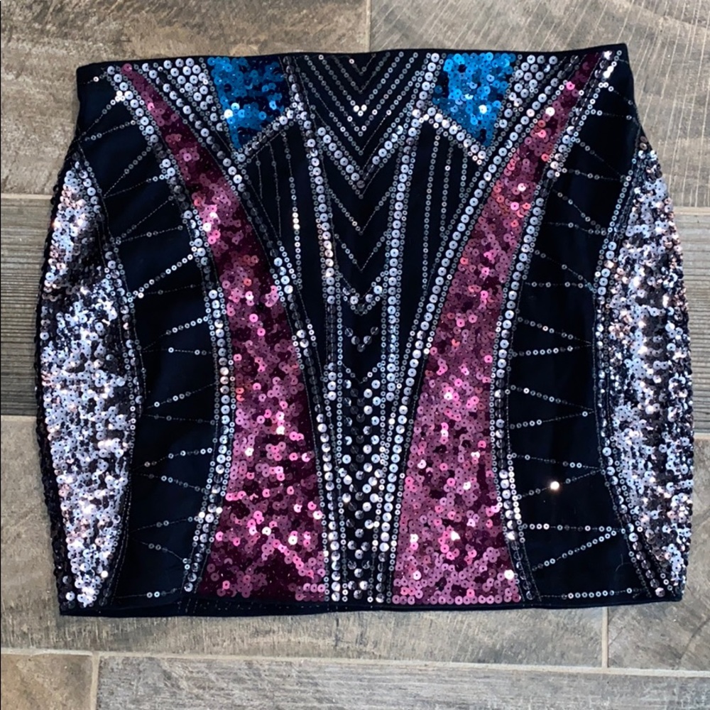 Sequin skirt
